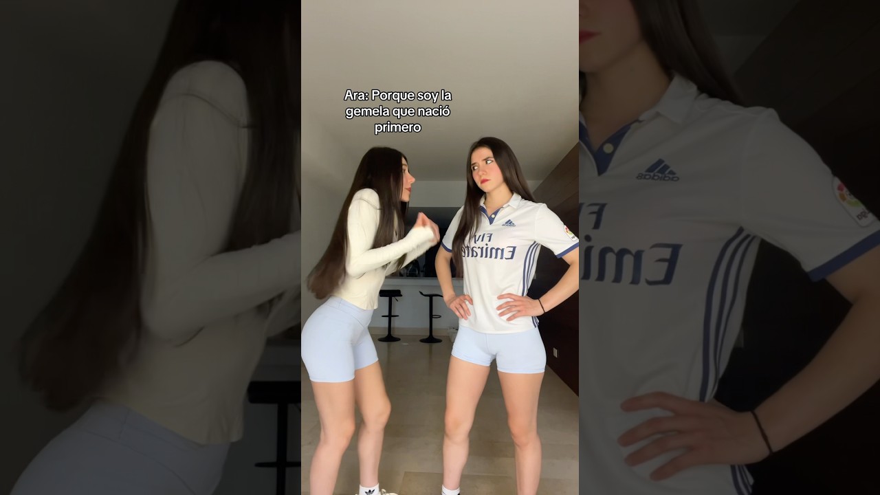 Las hermanas mayores mandamos 😅 no importa la diferencia de segundos jaja 🫡 #Gemelas