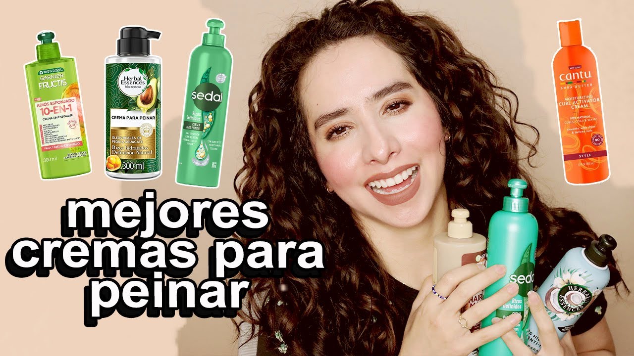 LAS MEJORES CREMAS PARA PEINAR EL CABELLO RIZADO/ONDULADO 🥇