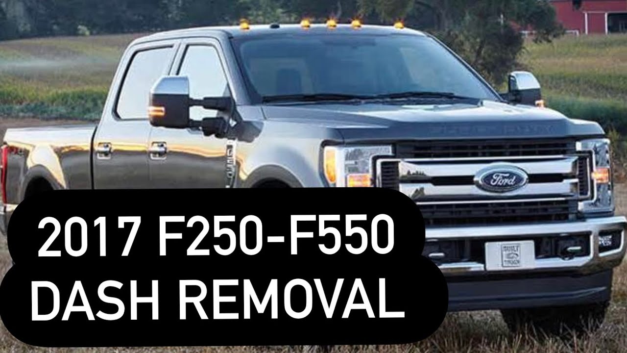 2017 F250-F550 Dash Removal, Heater Core, Evaporator Core Removal