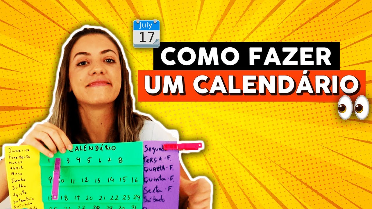 CALENDÁRIO 📆| Aprenda a Criar um Calendário Para Organizar o Tempo!