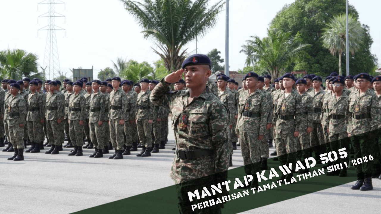 Perbarisan Tamat Latihan Wira Muda Negara Siri 1/2026 PLKN3.0 Kem 505 - 2 Mac 2026