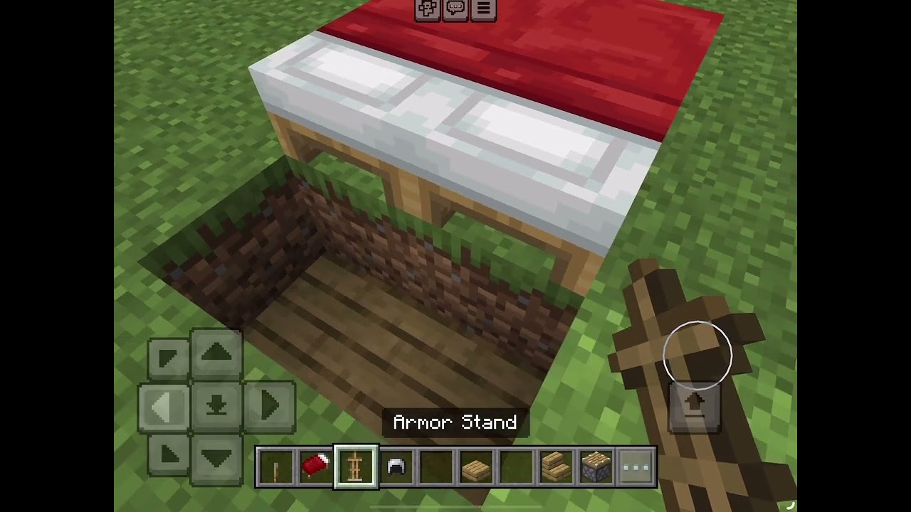 Bed with realistic pillows tutorial (Minecraft)
