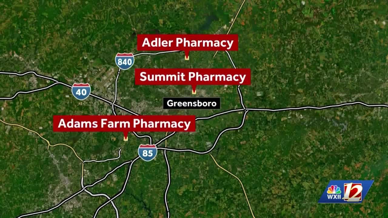 Greensboro pharmacies hit in string of armed robberies, how security technology saved one local b...