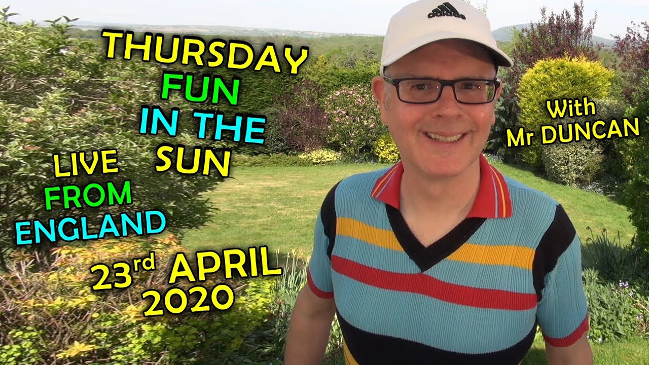 📺 LIVE from ENGLAND / Thursday 23rd April 2020 / William Shakespeare Day - Learn English - Mr Duncan