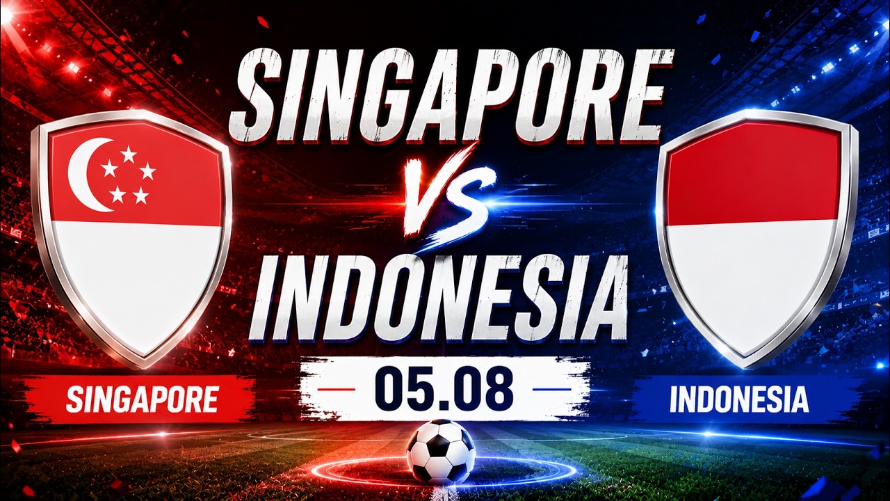 🔴 Singapore vs Indonesia | A Southeast Asian Clash Full Of Tactics