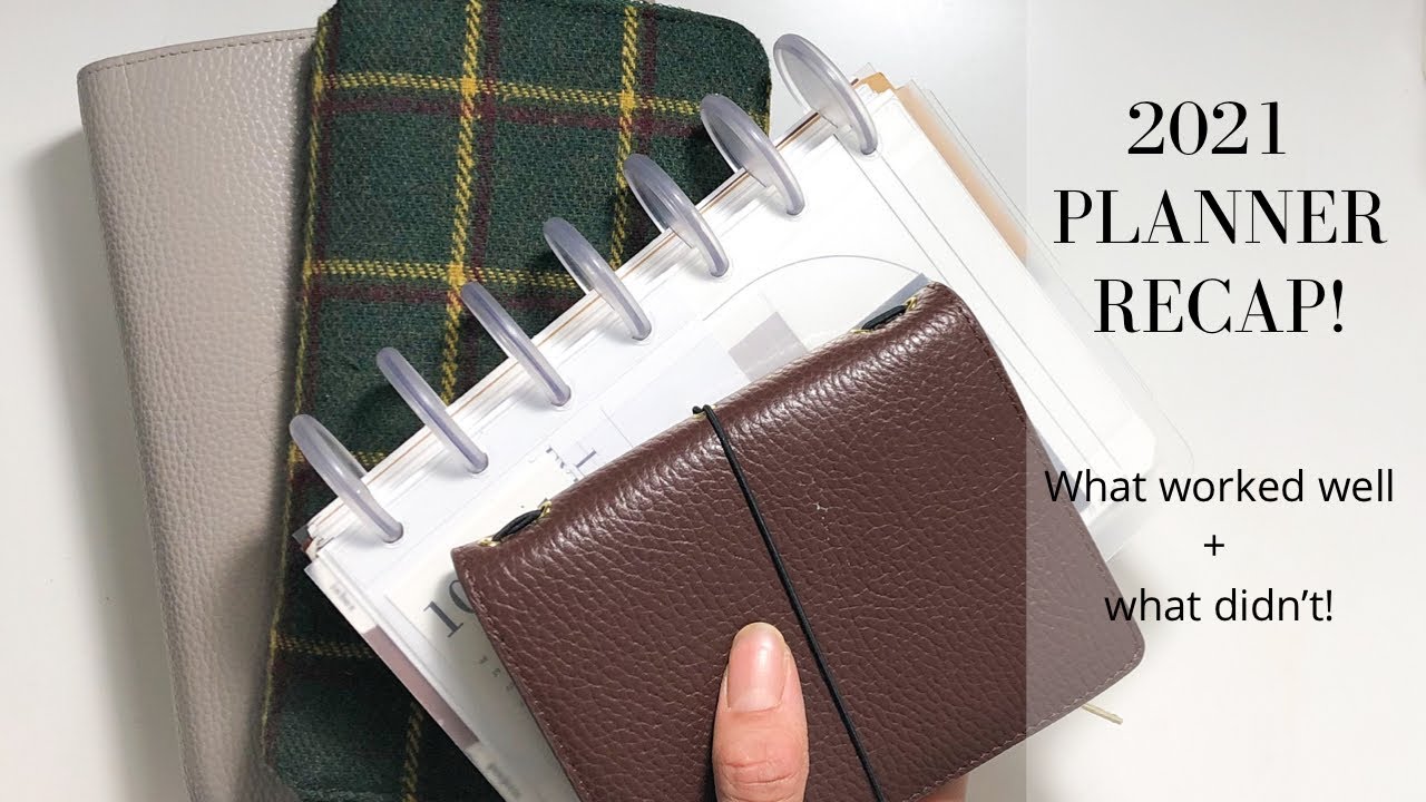 2021 Planner Recap | What planners worked well, what didn&rsquo;t + what I&rsquo;ll continue into 2022!