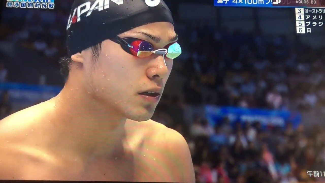 パンパシ水泳2018 男子4&times;100フリーリレー 決勝