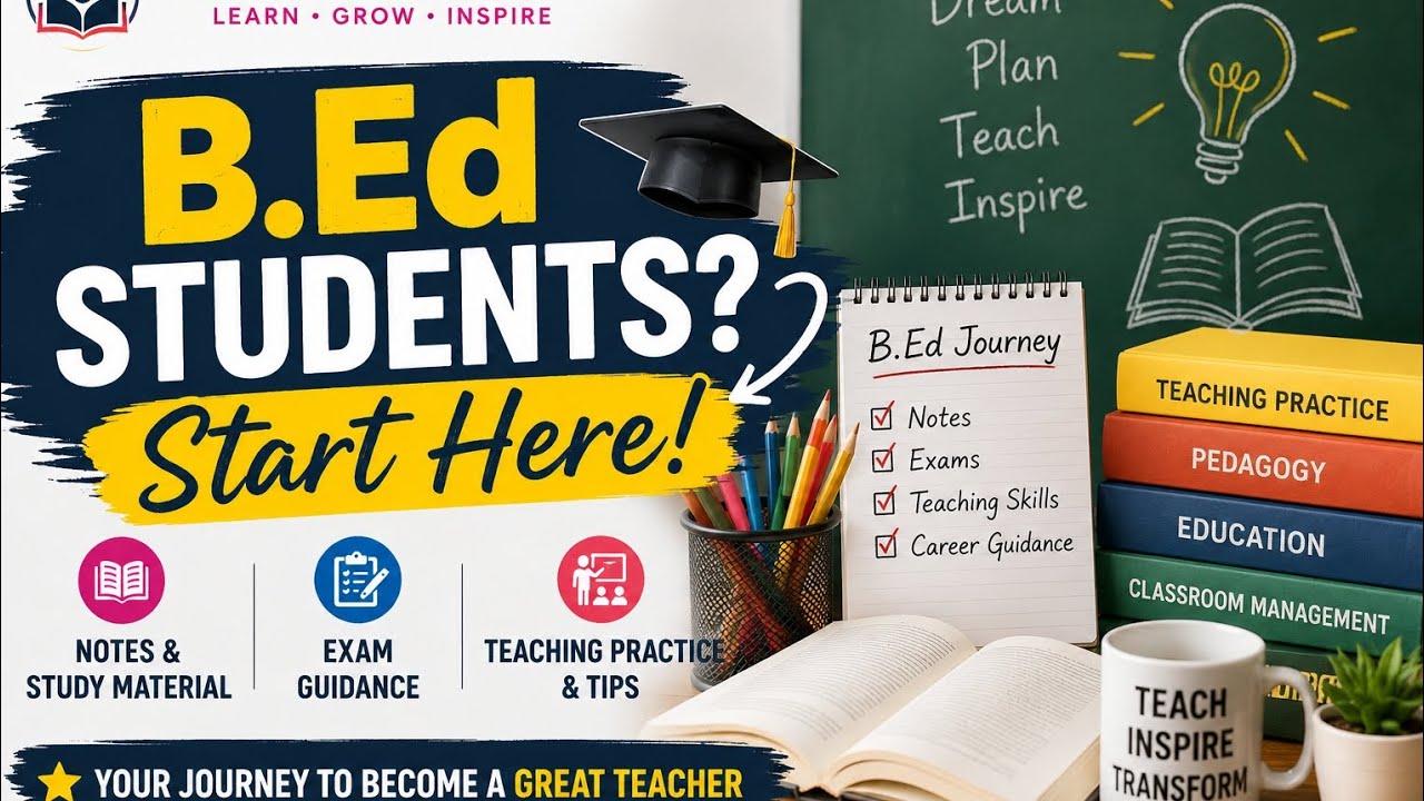 Welcome to The Future Teacher 🎓 | Complete Guide for B.Ed Students
