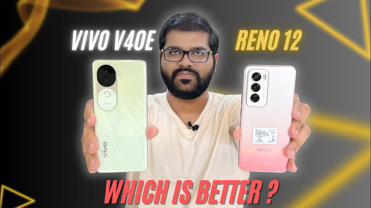 Vivo V40e Vs Oppo Reno 12 Comparison ⚡Camera Test | HINDI