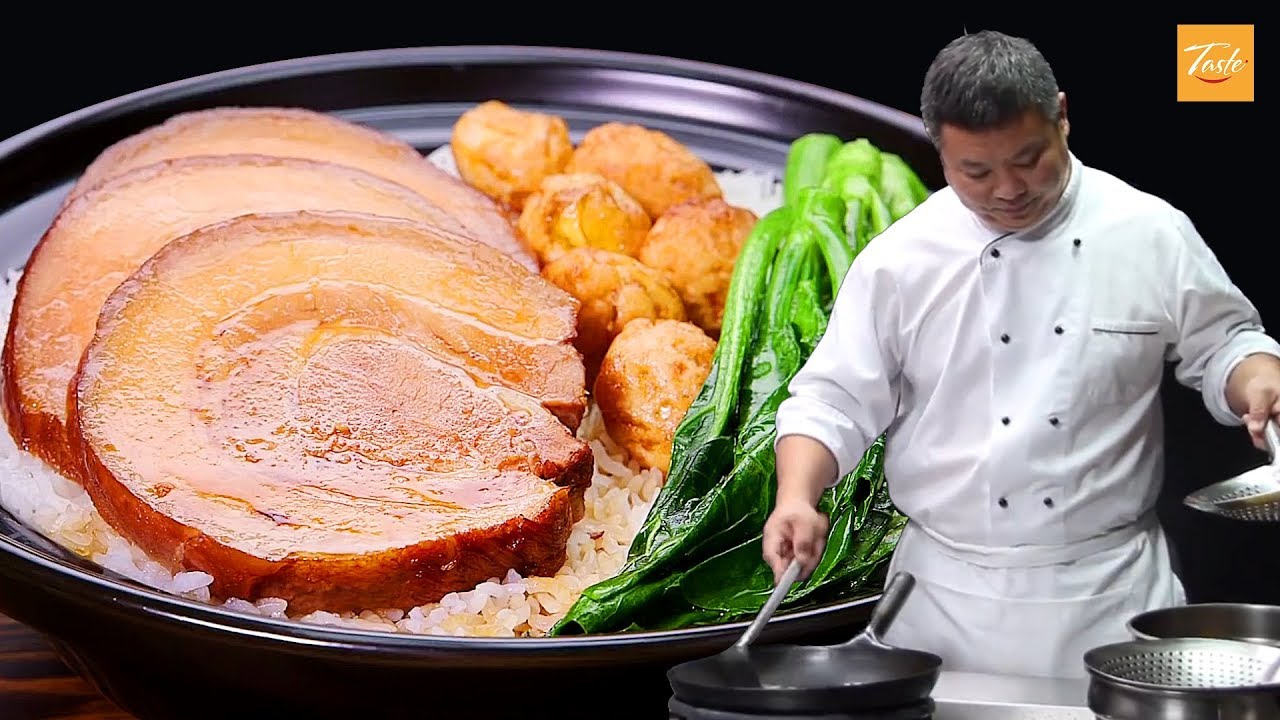 Hong Kong Style Claypot Rice with Pork Belly by Chinese Masterchef
