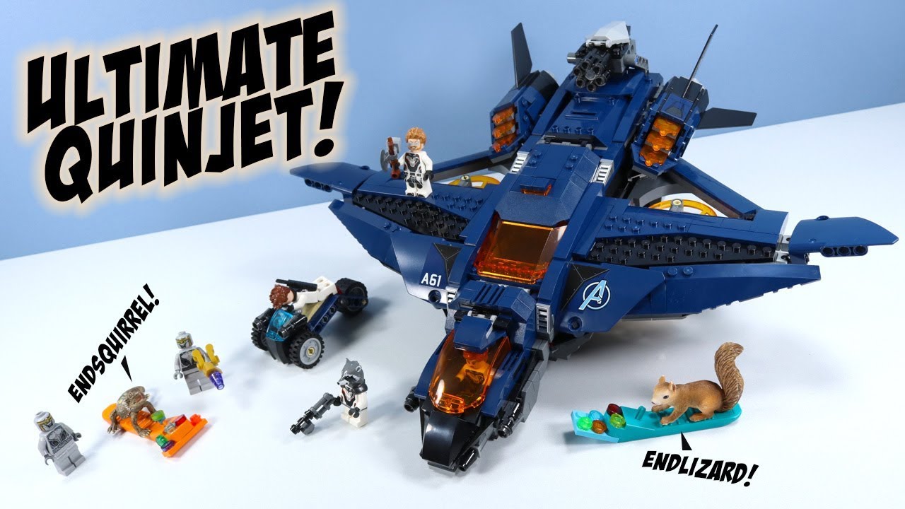 LEGO Avengers Endgame Ultimate Quinjet Set Build Review 2019