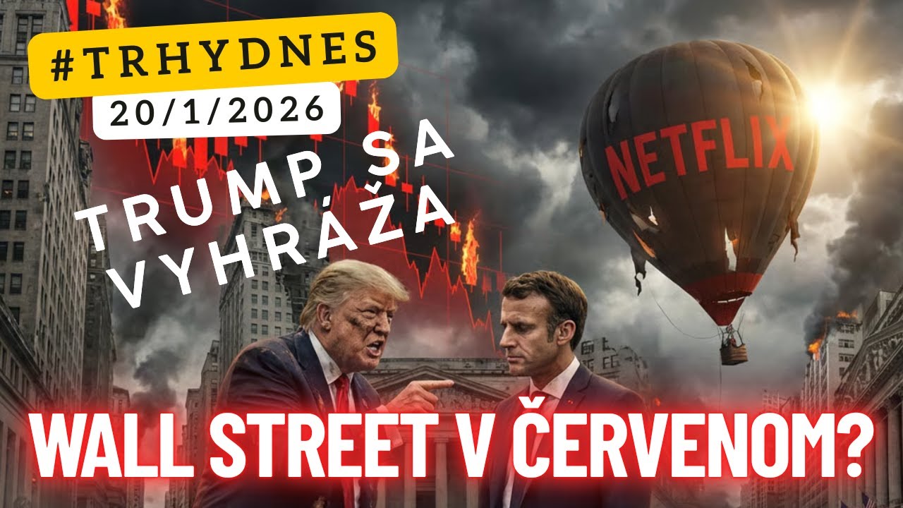 Wall Street v napätí - indexy klesajú a Trump sa vyhráža ...#TRHYDNES