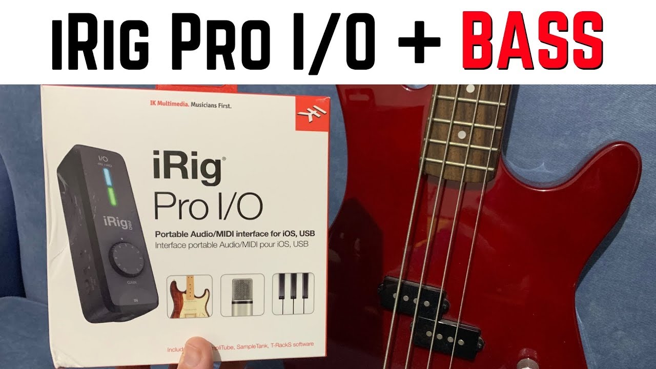 How to record bass on an iPhone using an iRig Pro I/O