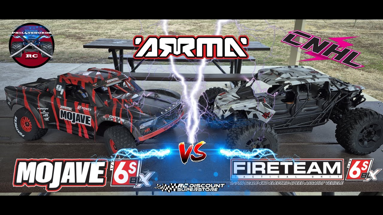 Arrma Mojave 6s vs Fireteam 2 0