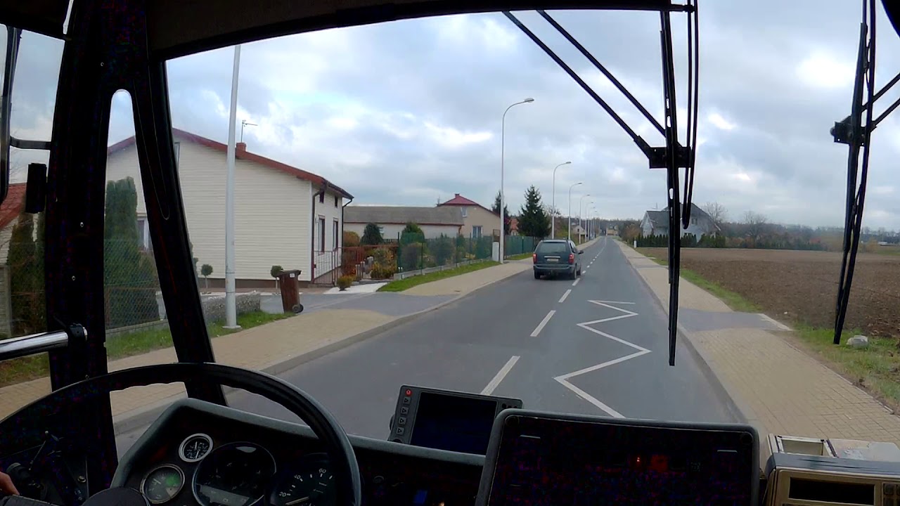 Jelcz M121M #2176 - przejazd pełną trasą linii 