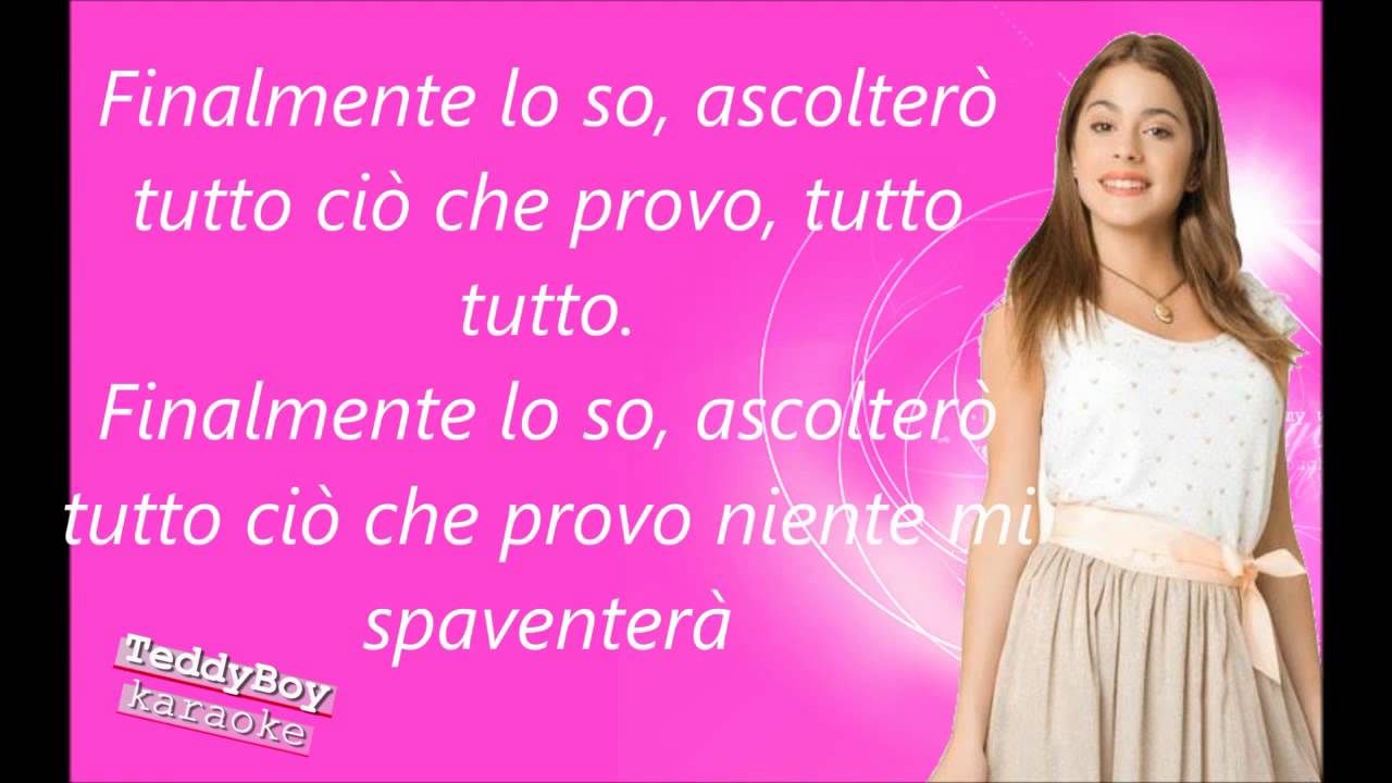 Violetta    nel mio mondo karaoke