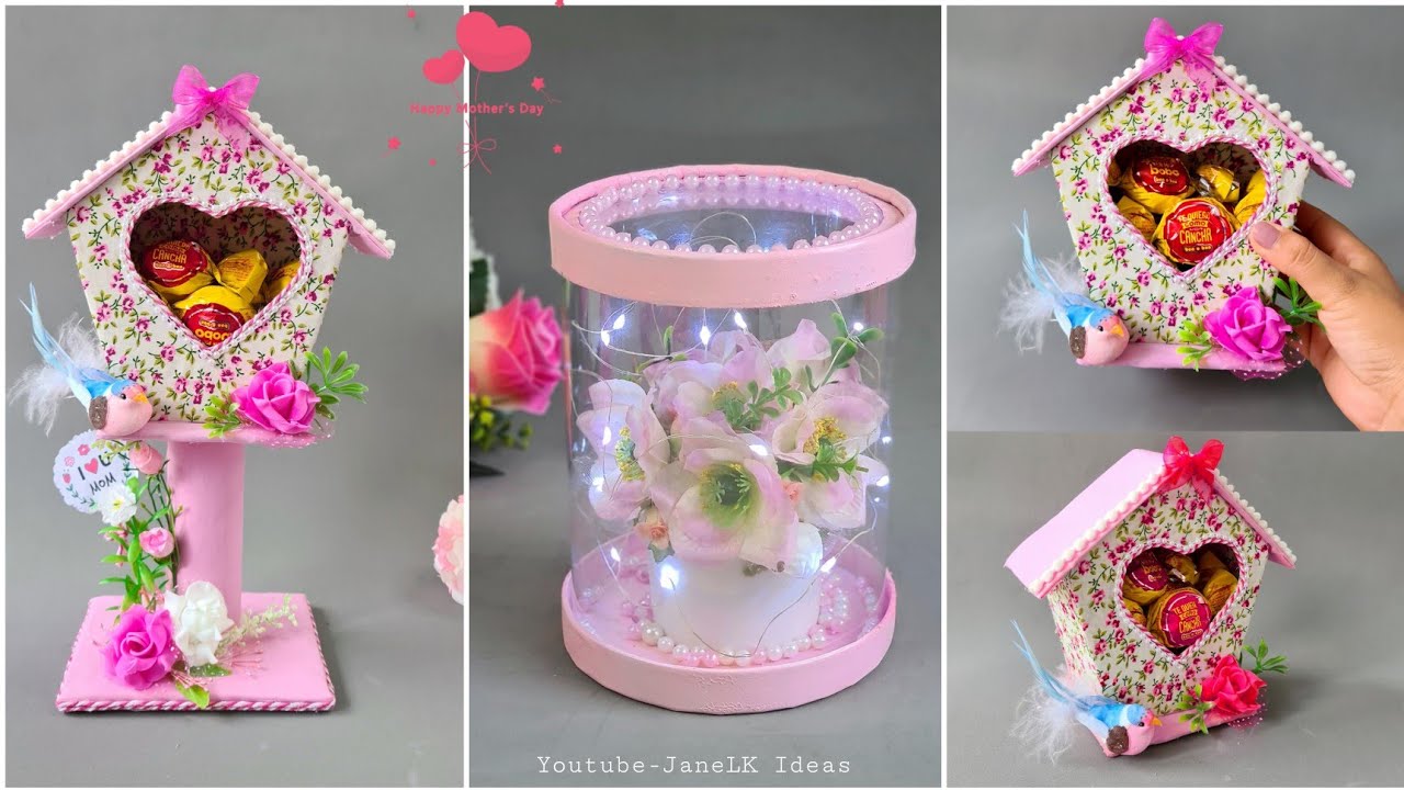 Crea y Regala 3 IDEAS LINDAS para el día de Mamá - Manualidades para vender en el día de la madre .