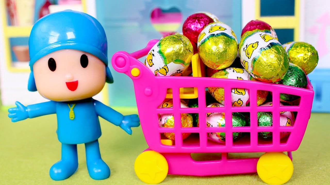 👶 POCOYO 👶 Pocoyó descubre huevos de pascua en el parque de kinetic sand | Pocoyó en español