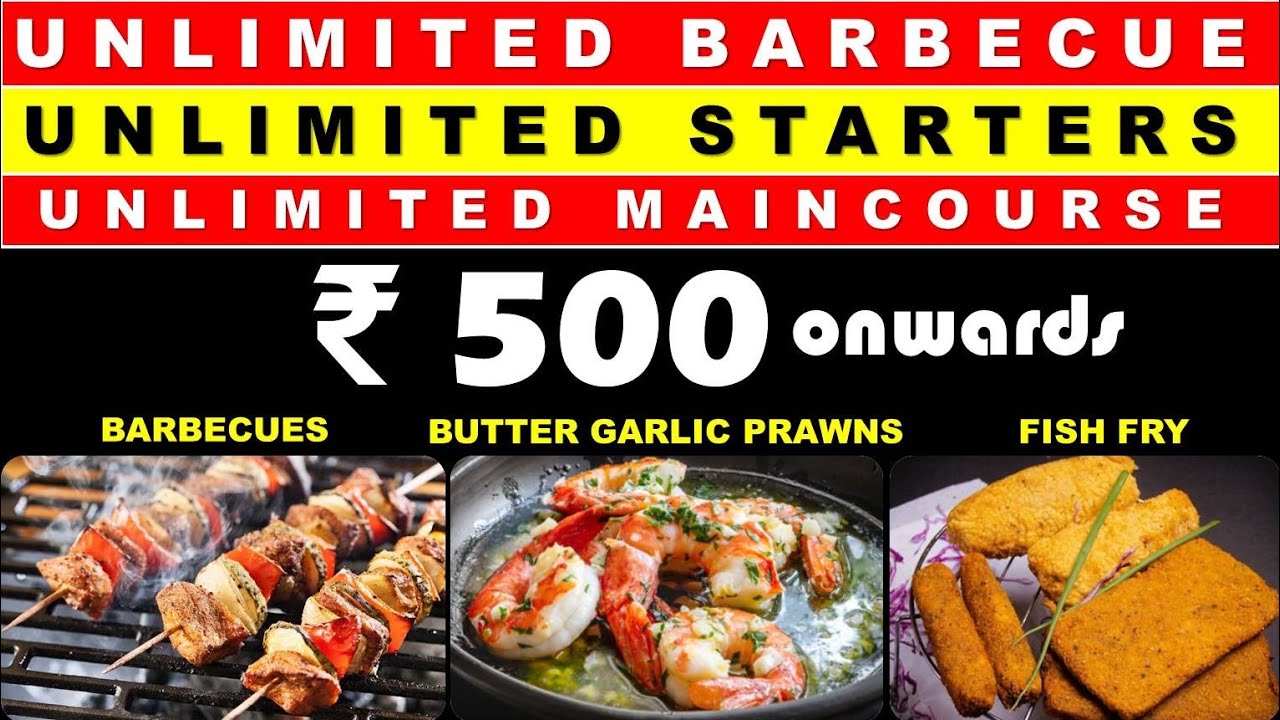 Unlimited Buffet | Barbecues, Starters, Main Course | Starting Rs 500 | Soy and Sesame