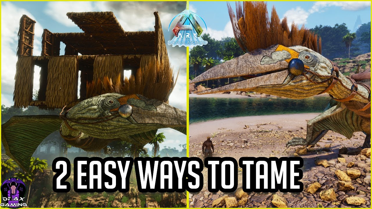 2 ПРОСТЫХ СПОСОБА ПОПОЙМАТЬ И ПРИРУЧИТЬ КЕТЦАЛЯ !! РУКОВОДСТВО ПО ПРИРУЧЕНИЮ ASA в Ark Survival A...