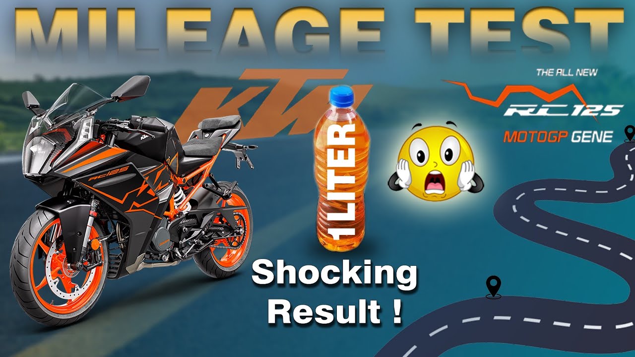 NEW MODEL 2022 KTM RC 125. mileage test 😱 . shocking results. if non stop 100+speed.