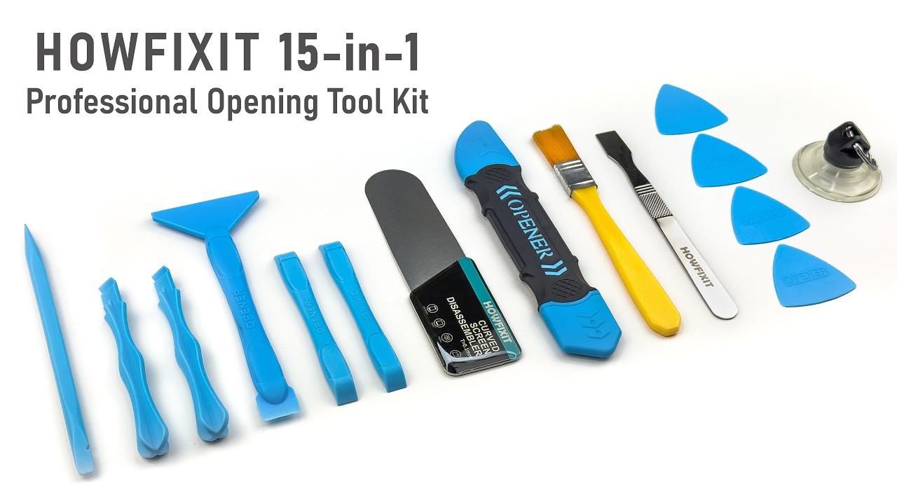HowFixit 15-in-1 Professional Opening Pry Tool Kit for Electronics Repair