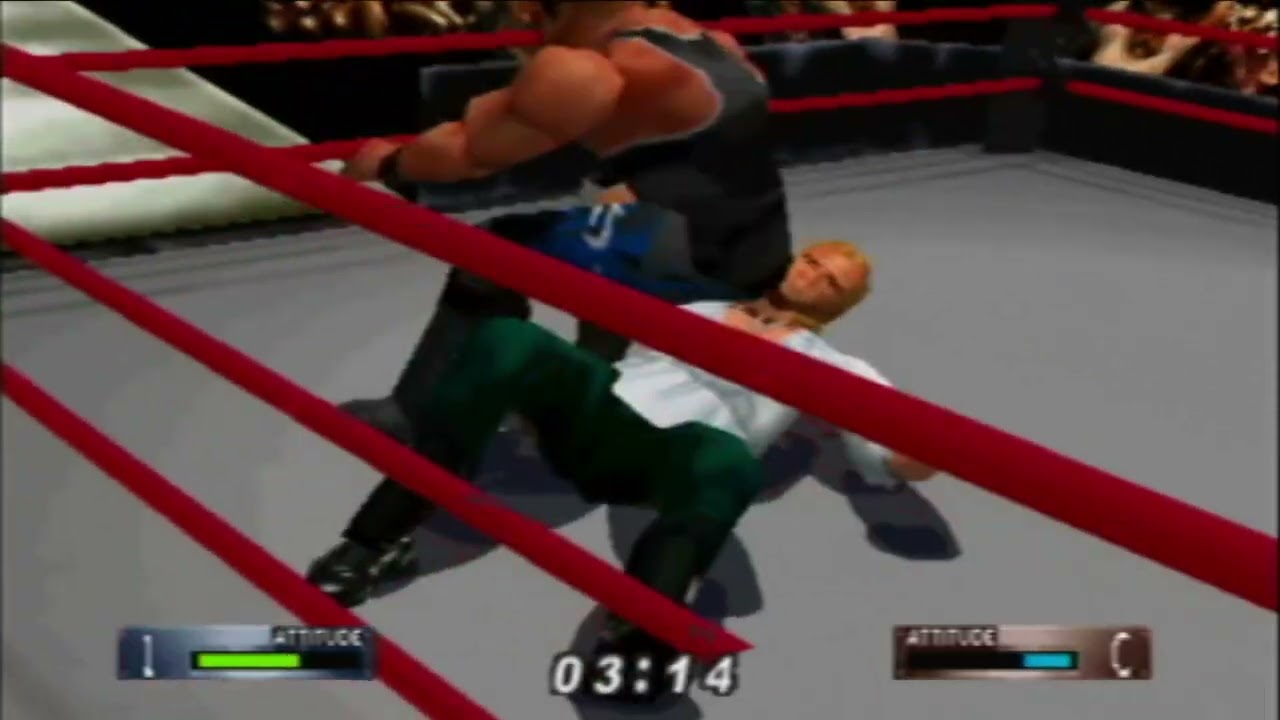 WWF Wrestlemania 2000 - N64 Gameplay - Christian vs D'Lo Brown