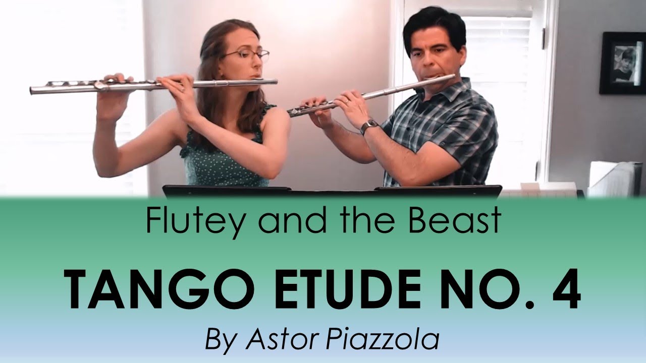 Piazzola Tango Etude #4 Flute Duet