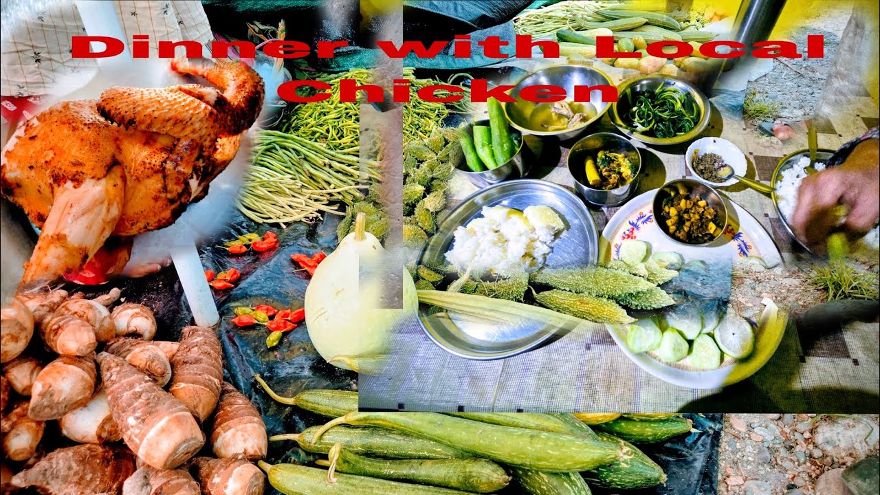 Bought Organic Vegetables From Market//Dinner With Local Chicken
