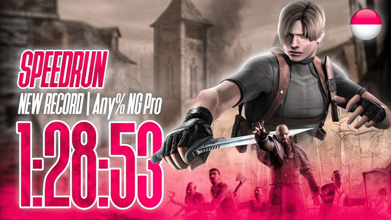 [1:28:53] New Personal Record. Speedrun Resident Evil 4 Professional. Speedrun Indonesia