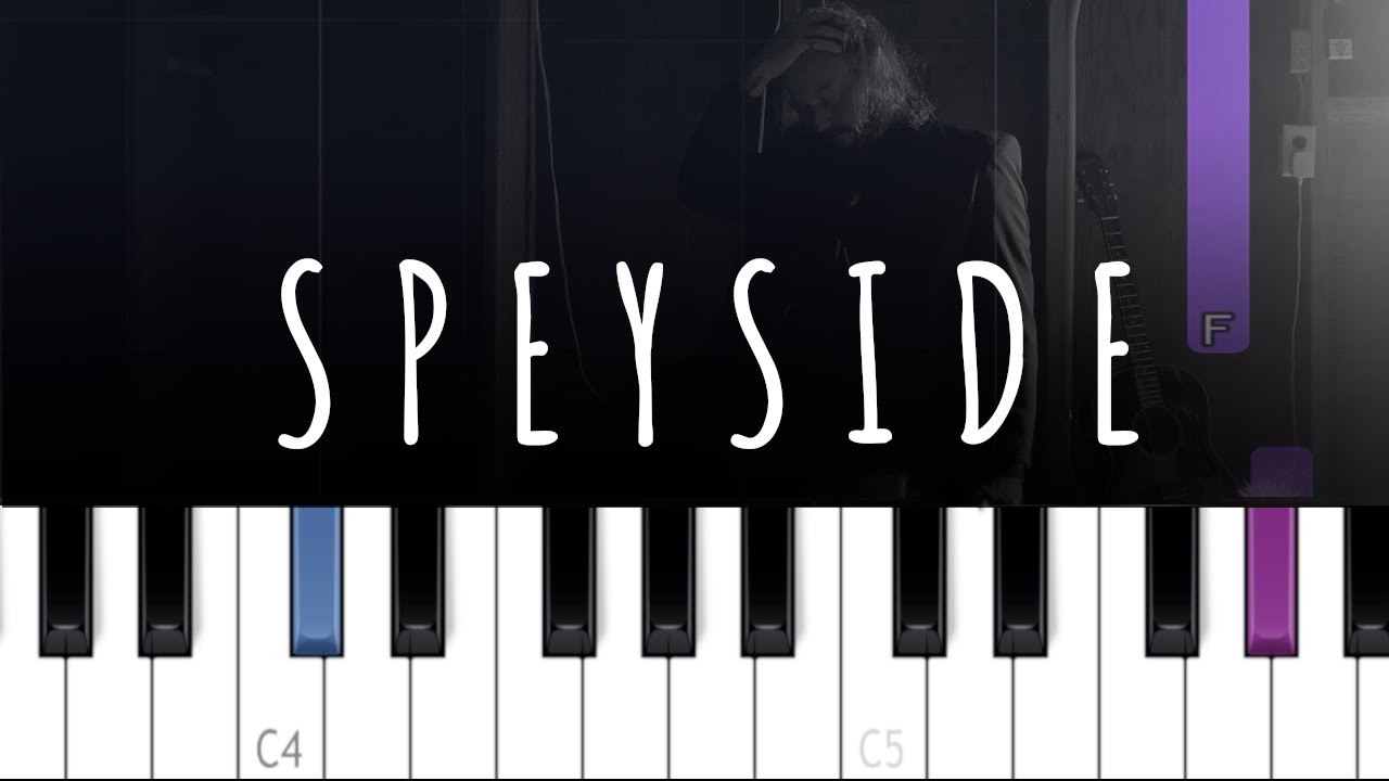 Bon Iver ~ S P E Y S I D E (piano tutorial)
