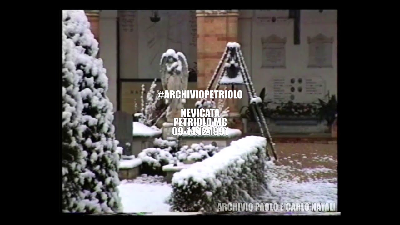 #ARCHIVIOPETRIOLO | 09-14.12.1991 | Nevicata [Archivio Natali]