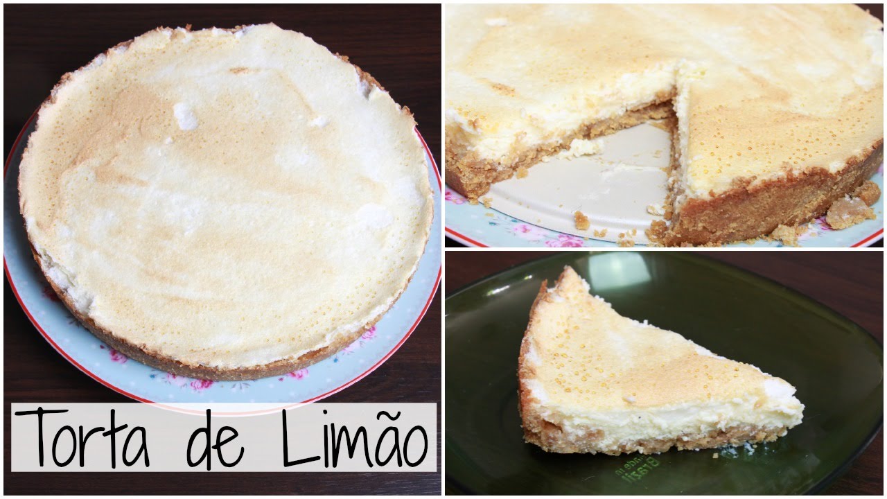Torta de Limão - Brincando de Ana Maria