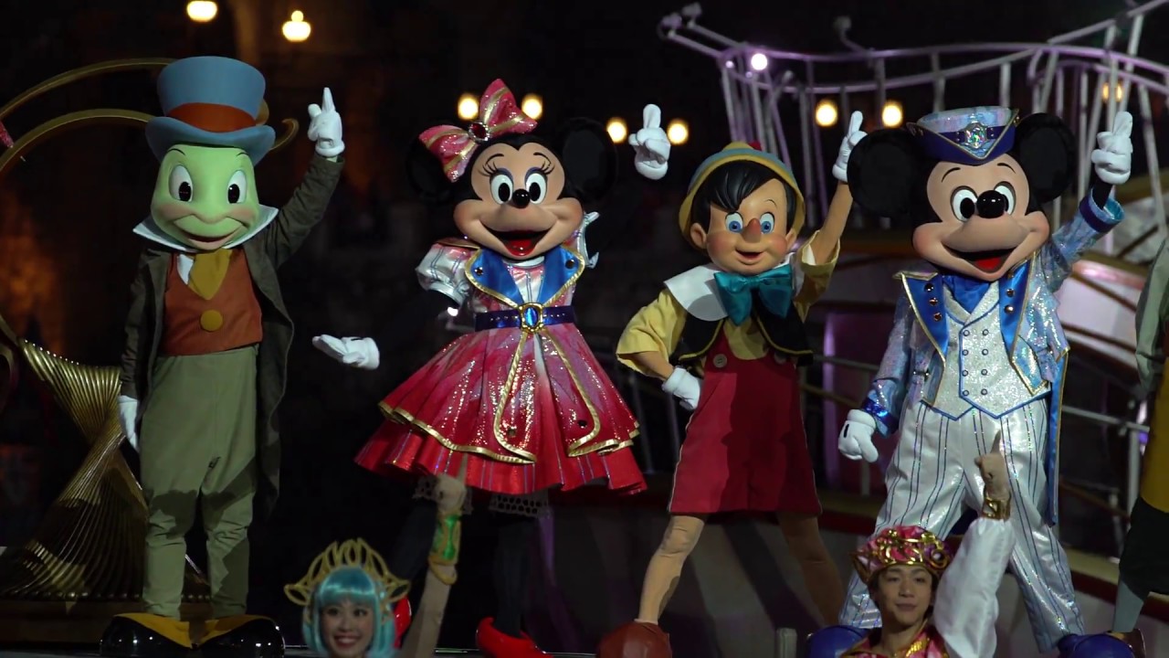 4K Crystal Wishes Journey Shine on!Nighttime show Tokyo DisneySEA