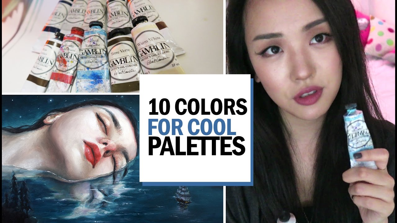10 COLORS FOR COOL PALETTES || Oil Painting 101