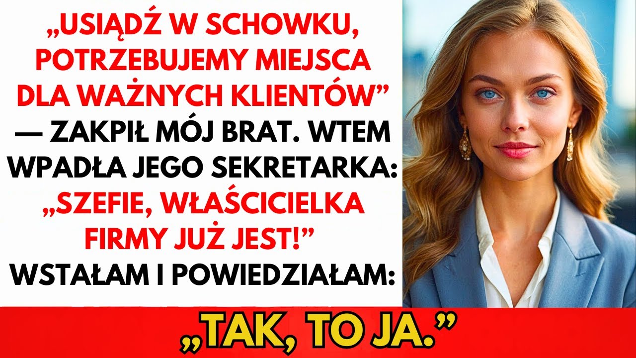 Na Zebraniu Rodzinnej Firmy Posadzili Mnie W Magazynie — Nie Wiedząc, Że Byłam Naj...