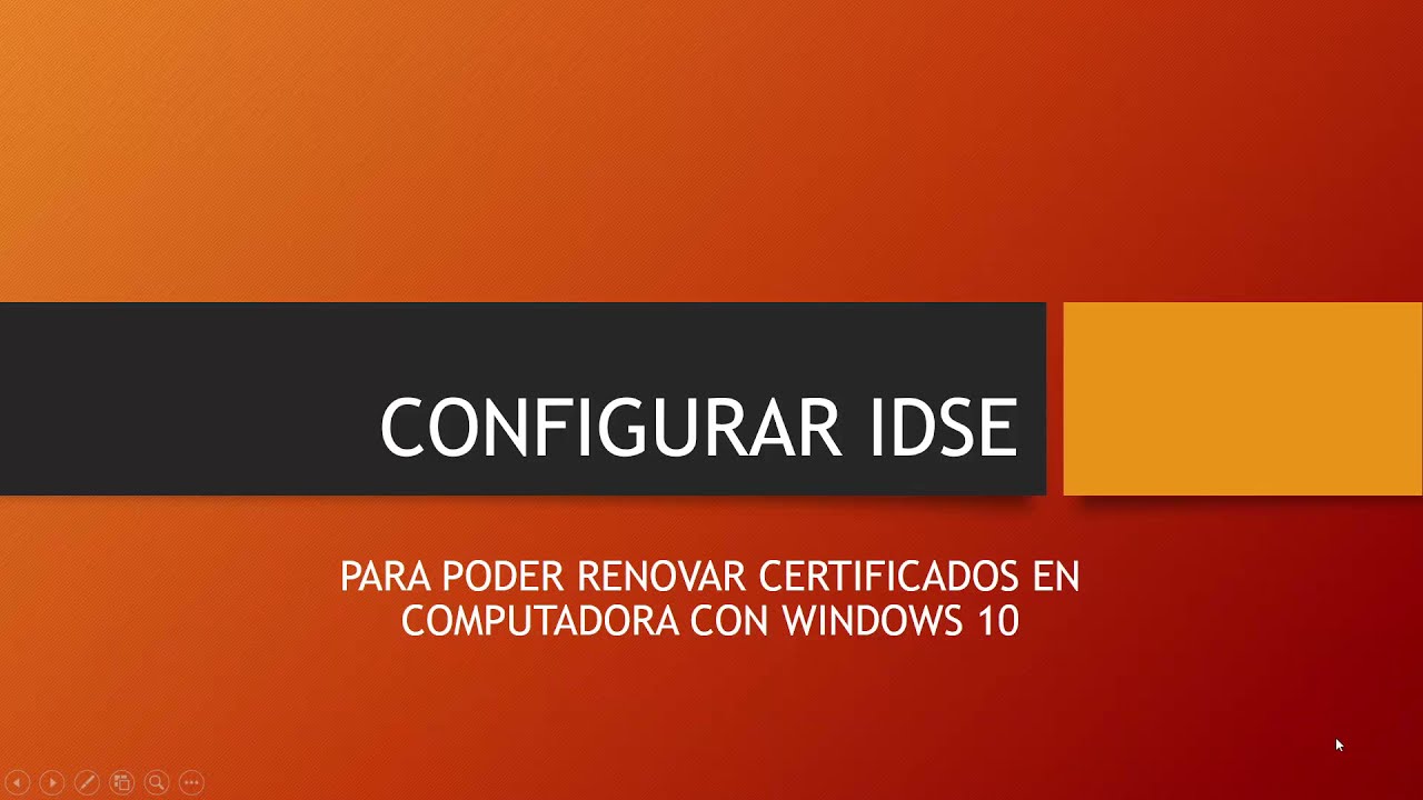 Renovar certificados de mugroso IDSE del IMSS en PCs con Windows 10