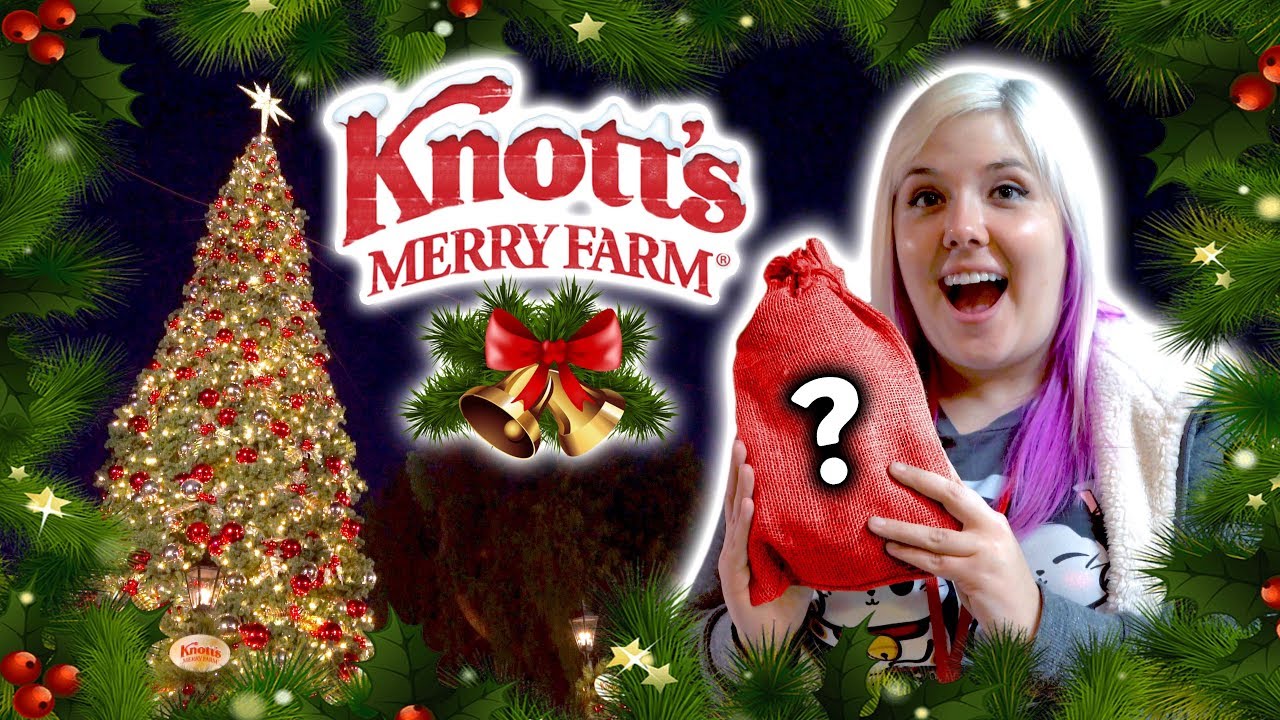 Christmas mystery bags, carnival games and claw machines at Knott's Merry Farm!