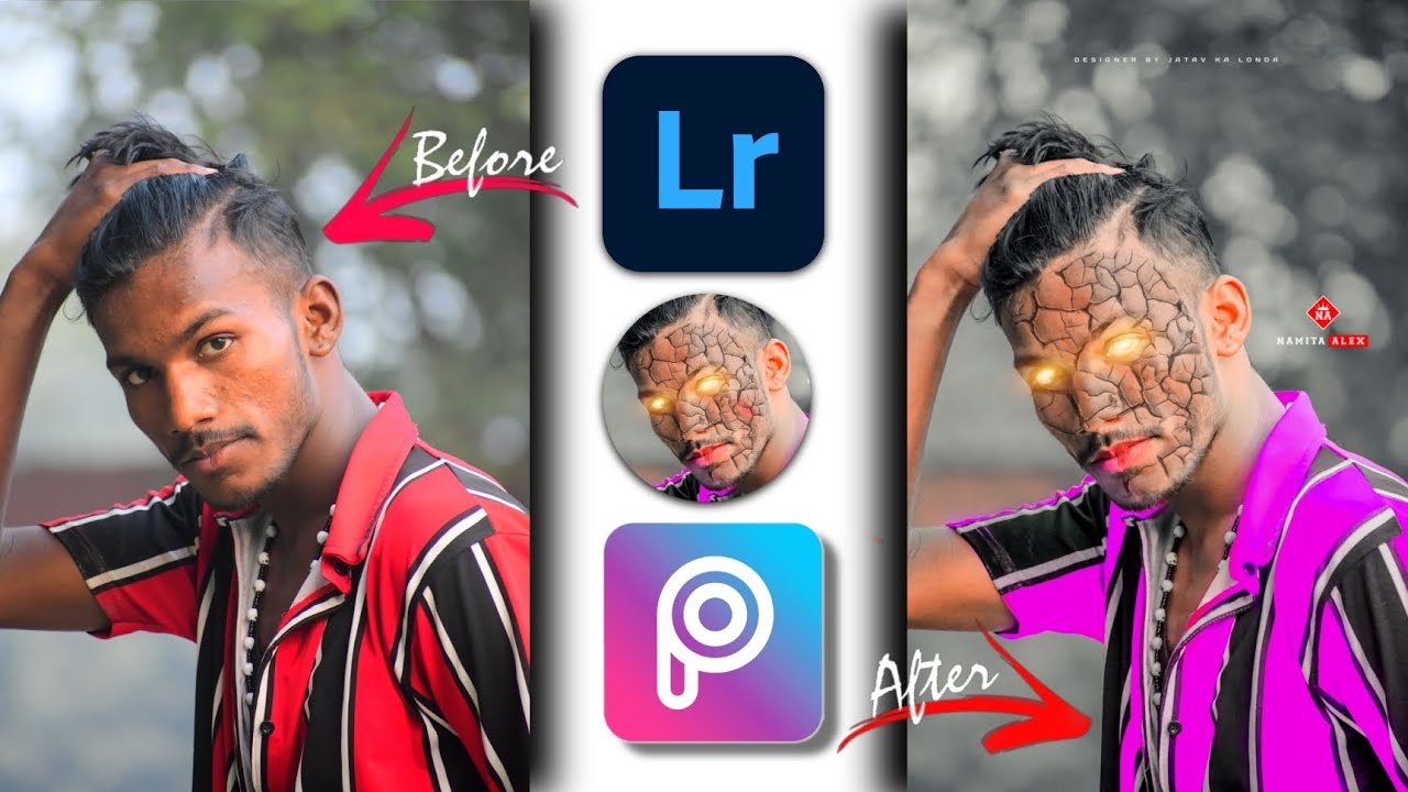 Face Crack Editing Devill Photo Editing#Viral 2023 | @ROCKYRDX @anshbondgamer