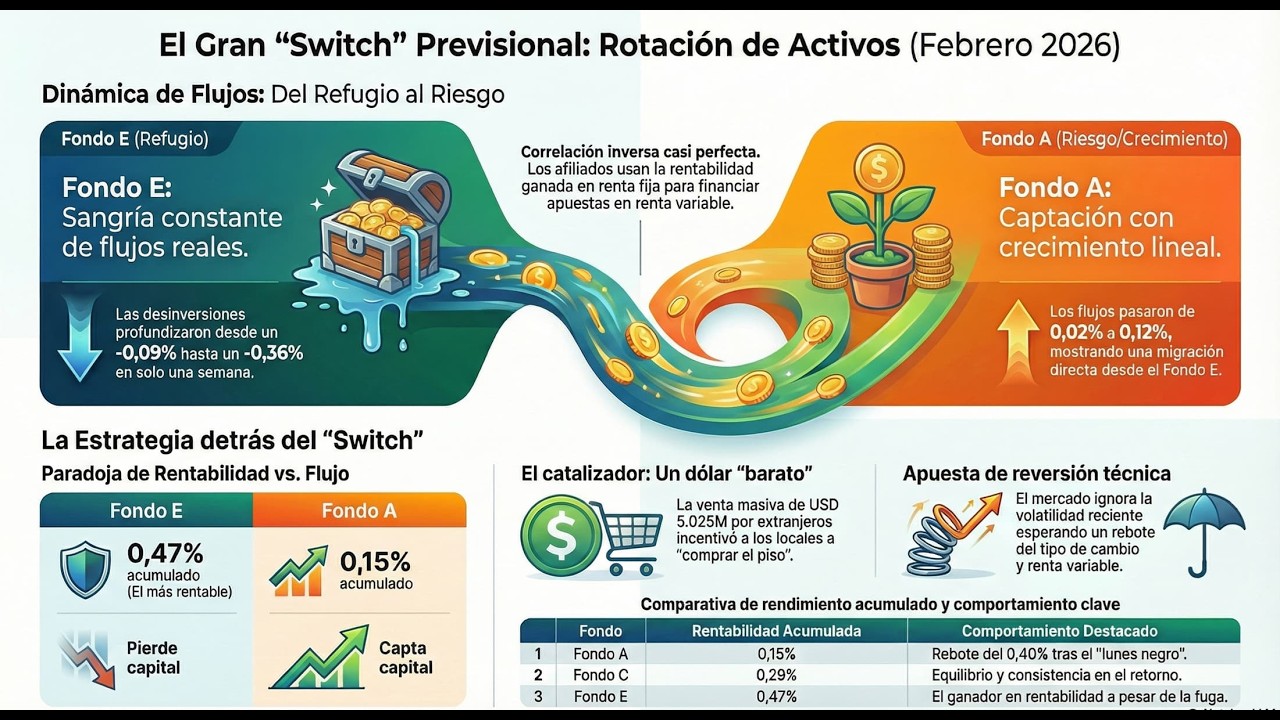 Rotación de Activos: Dinámica de Flujos. Del Refugio al Riesgo.