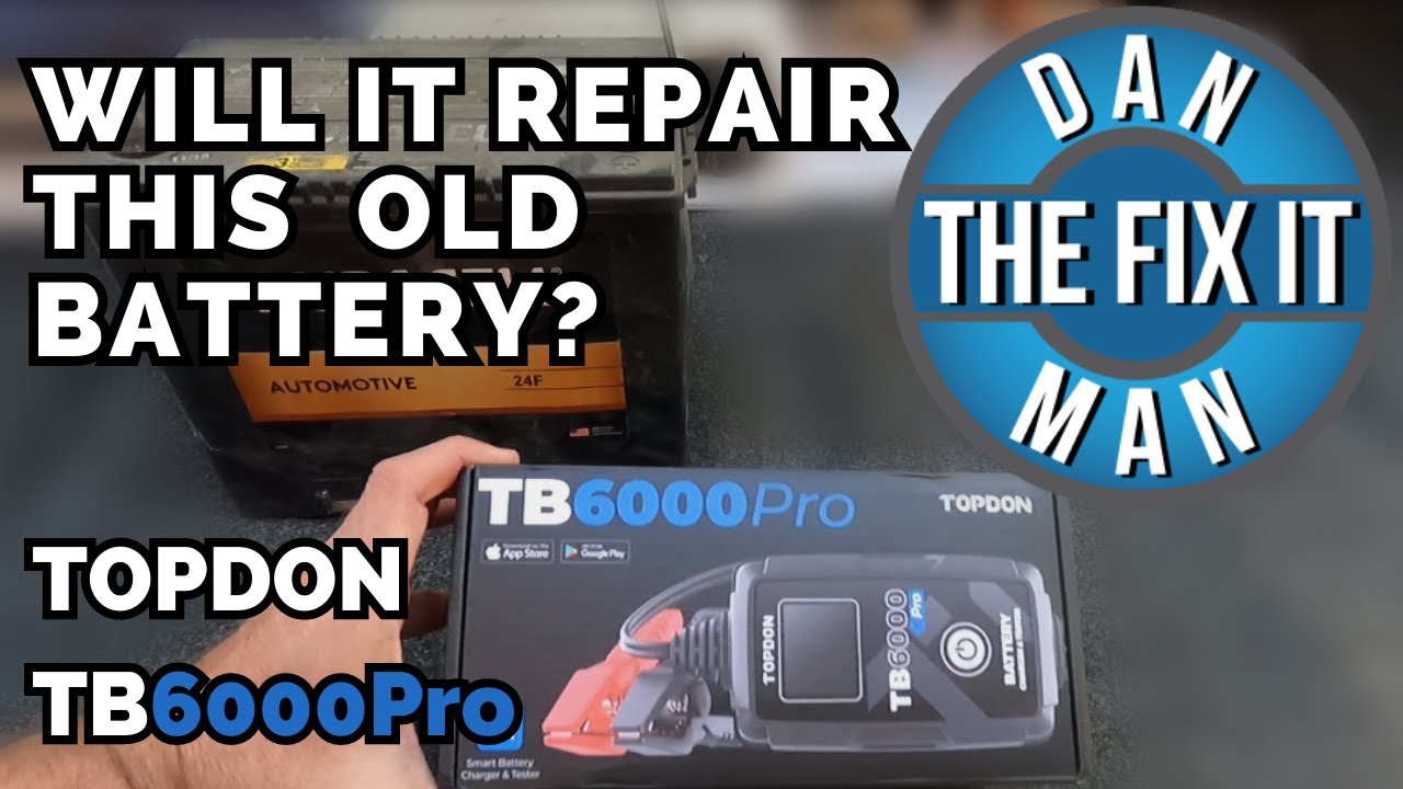 Can this Charging Tool Restore an Old 12 volt battery? - TOPDON TB6000Pro Smart charger and Tester
