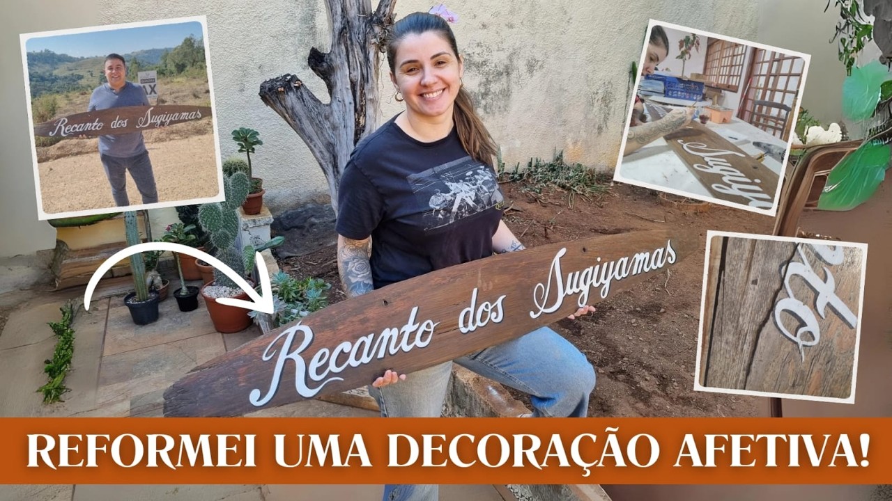 Reformei uma DECORAÇÃO AFETIVA! - #diyprojects
