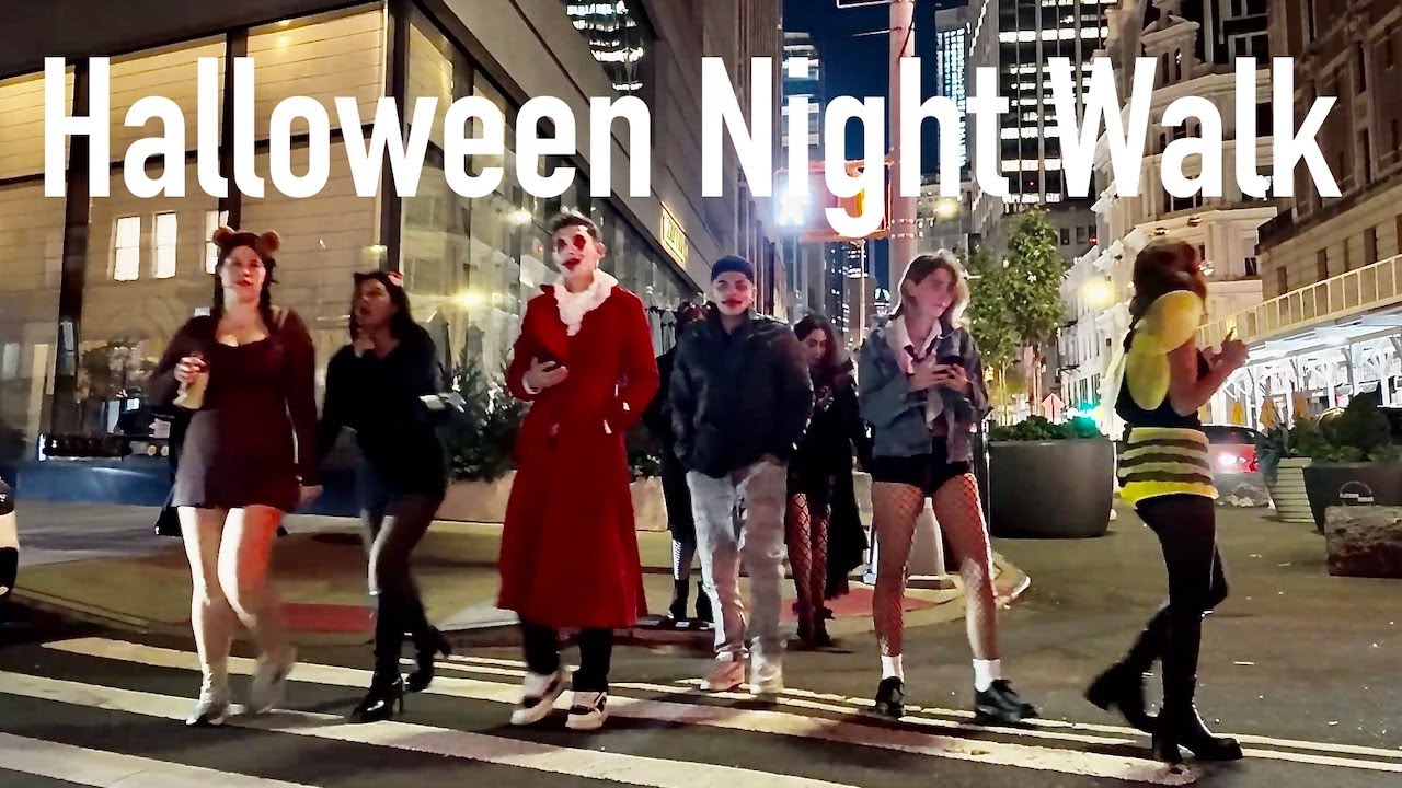 Halloween Night Walk – NYC / 5th Ave & Broadway 2025