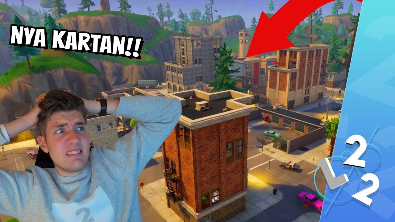 KAOS PÅ NYA KARTAN!? | FORTNITE PÅ SVENSKA