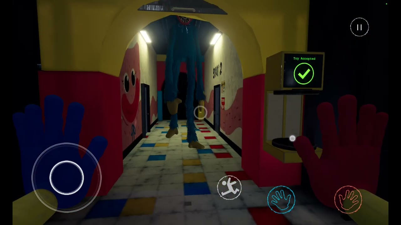 Huggy jumpscare (Outside Vent... When he comes out... Not end bit) (and vent) 