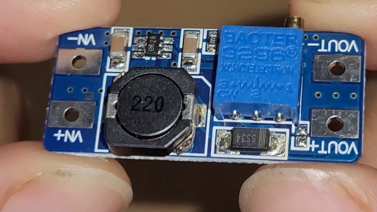 regulador de tensão Mt3608 conversor step Up Arduíno