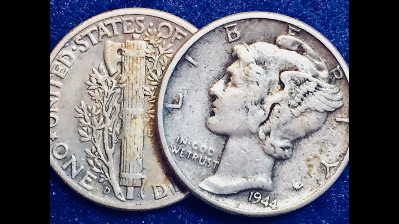 1944 vs 1916-D Mercury Dimes