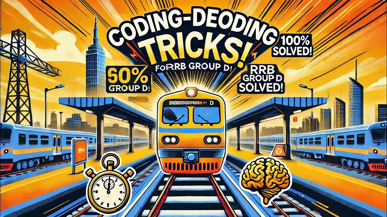 Coding-Decoding Reasoning Tricks for Railway Group D | RRB Group D Previous Year Questions