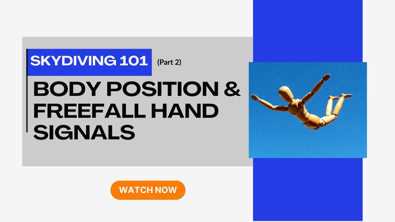 First Jump Training: Body Position & Hand Signals for Skydiving | AFF Ground School
