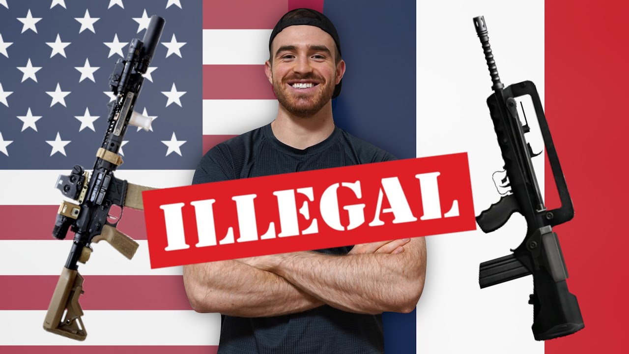 France vs USA GUN LAWS Legal HERE, Banned THERE